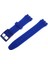 Silikon Izle Bantları 19MM Kauçuk Saat Kayışı Su Geçirmez Bileklik Yedek Koyu Mavi (Yurt Dışından) 4