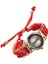 Lady Quartz Watch Luxury Strap Mücevher Sıradan Izle Kadın Analog Bilek Kırmızı (Yurt Dışından) 5
