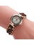 Lady Quartz Izle Lüks Kayış Takılar Gündelik Izle Kadın Analog Bilek Izle Koyu Kahverengi (Yurt Dışından) 3