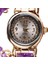 Lady Quartz Watch Luxury Strap Mücevher Sıradan Izle Kadın Analog Bilek Saat Mor (Yurt Dışından) 4