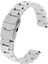 Watch Band Gümüş Paslanmaz Çelik Kayış 18 20 22 24MM Metal Bilek Bilezik 22MM (Yurt Dışından) 4