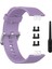 Silikon Watch Band Strap Watch Fit TIA-B09 TIA-B19 Yedek Açık Mor (Yurt Dışından) 4