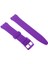 17MM Su Geçirmez Silikon Kauçuk Watch Band Askı Watchband Kadınlar Erkekler Için Mor1 (Yurt Dışından) 5
