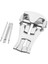 Paslanmaz Çelik Push Fold Dağıtım Toka Watch Band Askı Toka 18MM (Yurt Dışından) 4