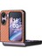 Gzplz Karbon Fiber Deri Telefon Case For Oppo Find N2 Flip (Yurt Dışından) 3