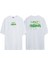 Lost Realitx Baskılı Oversize Beyaz Tshirt 1