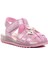 Arz 1422-B Pembe Simli Bebek Sandalet 3