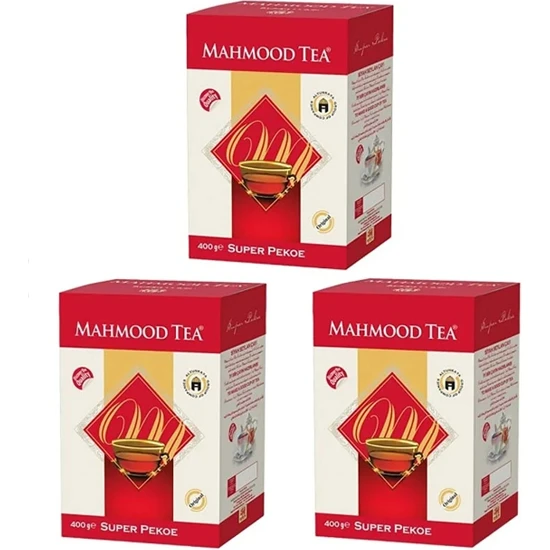 Mahmood Tea İthal %100 Saf Seylan Pekoe Dökme Çayı 400 gr X 3 Adet