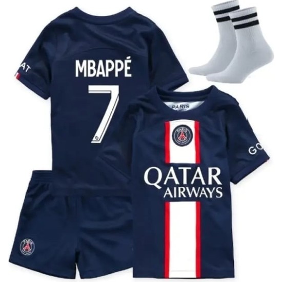 Mbappe Paris SaintGermain Futbol Çocuk Forması 3lü Set Fiyatı