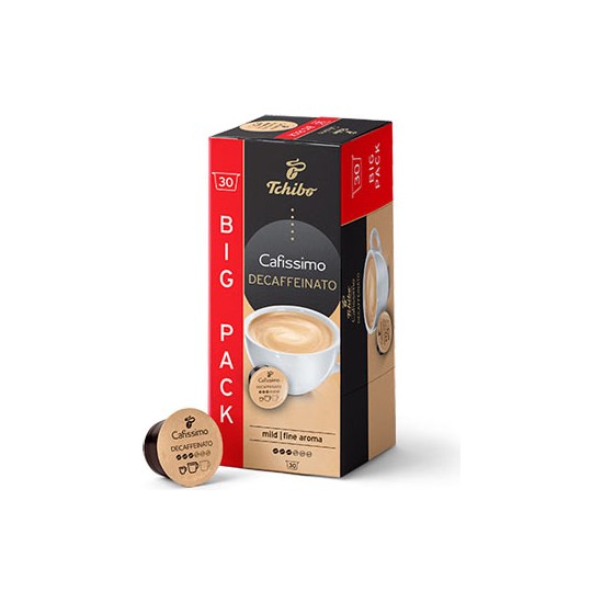 Tchibo Caffè Crema Decaffeinato 30 Kapsül Avantajlı Paket Hafif Aromalı ve Uyumlu Kahve