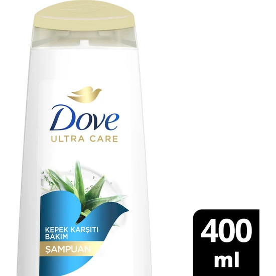 Dove Ultra Care Saç Bakım Şampuanı Kepek  Bakım Aloe Vera 400 ml