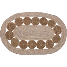 Boyner Evde Hasır Oval Kilim 80X50 cm