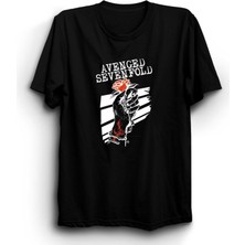 The Fame Avenged Sevenfold, Rose And Hand, Rock Metal Grup Tişörtü