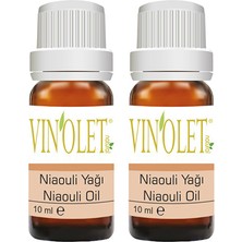 Vinolet Nioli (Niaouli Yağı) %100  Saf Sertifikalı 10 ml x 2 Adet