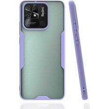 Kılıfmania Xiaomi Poco C40 ile Uyumlu Kılıf Arkası Mat Colorful Kapak - Lila