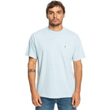 Quiksilver Naturaldye Kttp Erkek Mavi Tişört