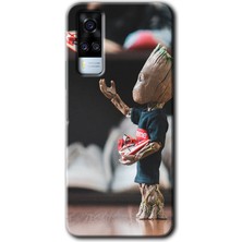 MRC İletişim Vivo Y31 2021 Kılıf Hd Desen Baskılı Arka Kapak - I Am Groot