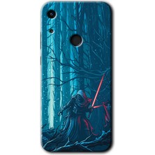 MRC İletişim Huawei Y6S Kılıf Hd Desen Baskılı Arka Kapak + Temperli Cam - Jedi