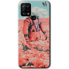 MRC İletişim Tecno Pova Kılıf Hd Desen Baskılı Arka Kapak - Uzay Bahçesi