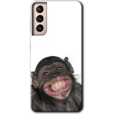 MRC İletişim Samsung Galaxy S21 Plus Kılıf Hd Desen Baskılı Arka Kapak + Temperli Cam - Şıpsevdi Aşk