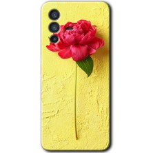 MRC İletişim Vivo V23 5g Kılıf Hd Desen Baskılı Arka Kapak - Kırmızı Gül