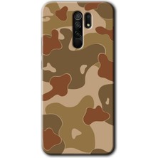 MRC İletişim Xiaomi Redmi 9 Kılıf Hd Desen Baskılı Arka Kapak - Kamuflaj 10