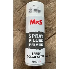 Mxs Sprey Gri Astar Plastik Tampon Astarı Metal Ahşap Astarı 400ML