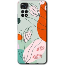 MRC İletişim Xiaomi Redmi Note 11 5g Global Kılıf Hd Desen Baskılı Arka Kapak - Vektör Çiçekler