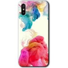 MRC İletişim Xiaomi Redmi 9A Kılıf Hd Desen Baskılı Arka Kapak - Gökkuşağı Color