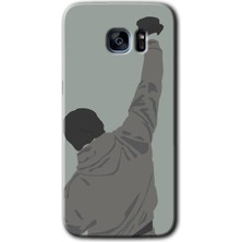 MRC İletişim Samsung Galaxy S7 Edge Kılıf Hd Desen Baskılı Arka Kapak + Temperli Cam - Artwork Wide