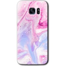 MRC İletişim Samsung Galaxy S7 Edge Kılıf Hd Desen Baskılı Arka Kapak + Temperli Cam - K12ARMIŞ Leke