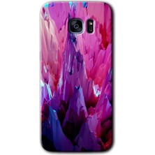 MRC İletişim Samsung Galaxy S7 Edge Kılıf Hd Desen Baskılı Arka Kapak + Temperli Cam - 12STRACTION Sharp