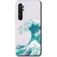 MRC İletişim Xiaomi Mi Note 10 Lite Kılıf Hd Desen Baskılı Arka Kapak - Dalga