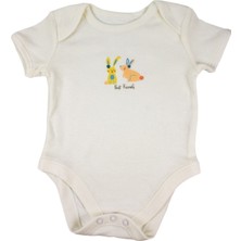 George Desenli Kısa Kollu Pamuk 5'li Bodysuit