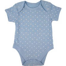 George Desenli Kısa Kollu Pamuk 5'li Bodysuit