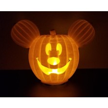 Epm3d Mickey Balkabağı Main St. Usa Tealight Plastik Aparat