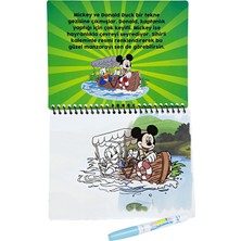 Magic Water Painting Lisanslı Disney Mickey Mouse Özel Sulu Kalem ile Sihirli Boyama Kitabı