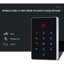 Alan Şanslı Marelli MRL12-WIFI Smart Wifi Bağlantılı Cep Telefonuyla Açılabilen Kart ve Şifreli Geçiş Giriş Sistemi Ünitesi