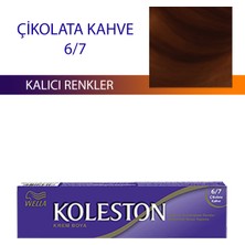 Wella Koleston Single Tüp Boya Saç Boyası Çikolata Kahve 6/7