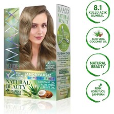 2 Paket Natural Beauty Amonyaksız Saç Boyası 8.1 Küllü Açık Kumral