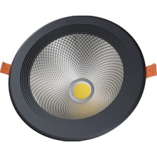 TekwaT Sıva Altı Cob Led 60 Watt 5700 Kelvin Siyah