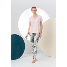 Pjs Kadın Kısa Kollu Pijama Takım 24189
