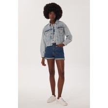 Lee Cooper Freya 1 Kadın Jean Ceket Denım