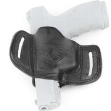 Wolf Holster Universal Deri Tabanca Kılıfı Yarım Kelebek Atkısız Siyah