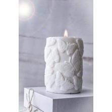 Ersu Store Kelebek Desenli Soya Wax Baton Mum