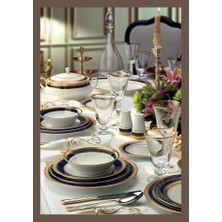 Noritake Crestwood Cobalt Gold 85 Parça Yemek Takımı