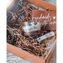 Ersu Store Kakao Kokulu Aromaterapi Kahve Parçacıklı Hediyelik Cupcake Mum