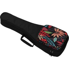 Perfk Soprano Konser Tenor Su Geçirmez Sırt Çantası 26INCH Siyah Için Seyahat Ukelele Taşıma Çantası (Yurt Dışından)