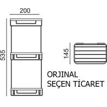 Çelik Banyo Çelik Banyo Paslanmaz Pirinç Taci 3'lü 22X15 cm Şampuanlık Köşe Süngerlik