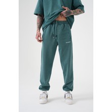 Machinist Relaxed Yıkamalı Luxury Basıc Jogger Eşofman Yeşil